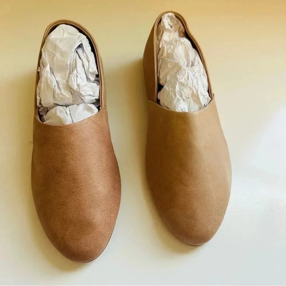 St. Agni George Glove Shoe - Tan Leather - Picture 3 of 10